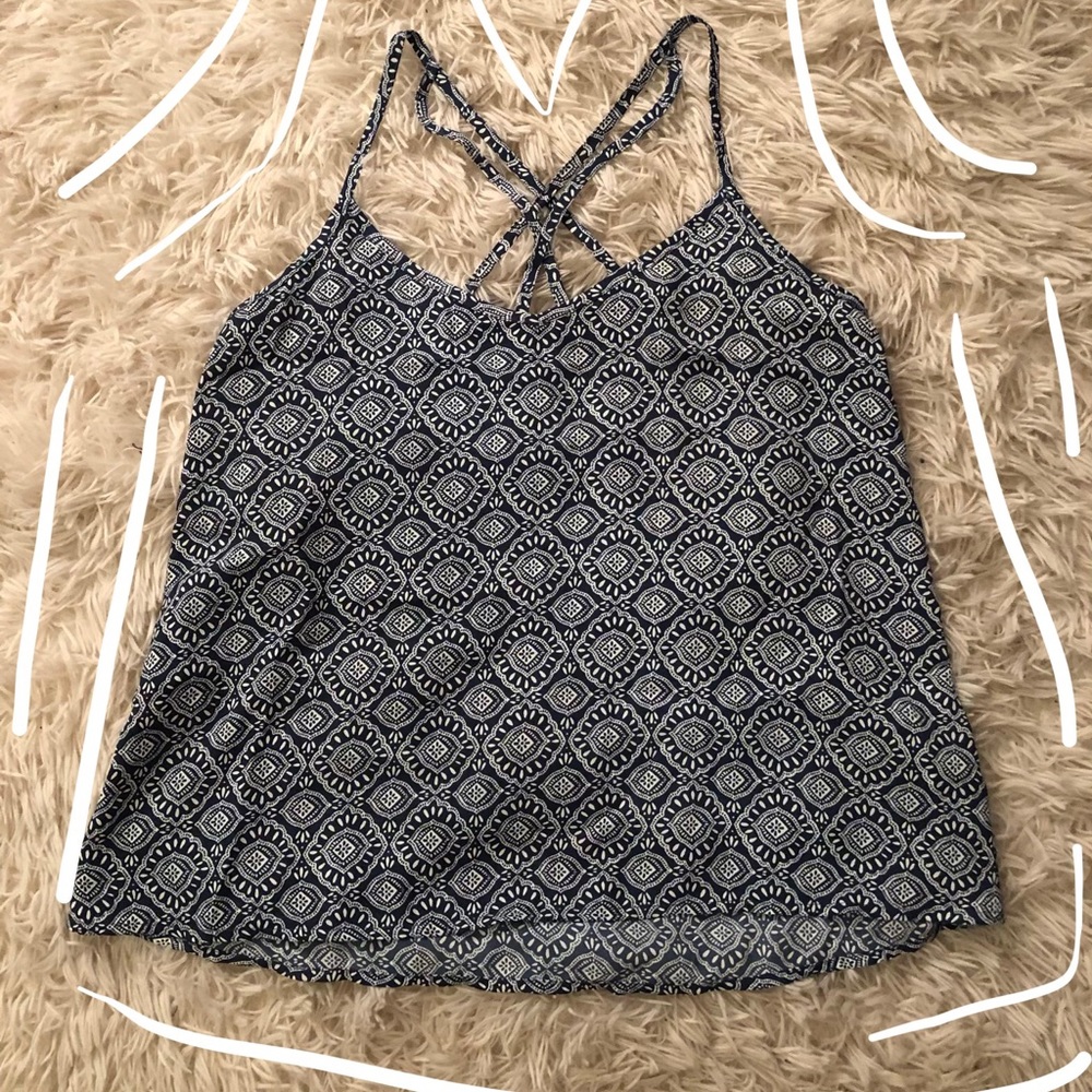 Crossback hollister top